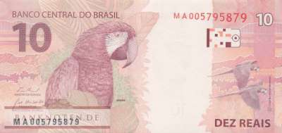 Brasilien - 10  Reais (#254f_UNC)