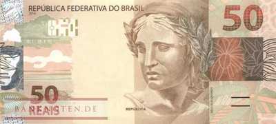 Brasilien - 50  Reais (#256f_UNC)