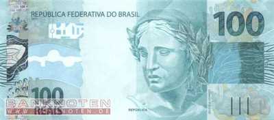 Brasilien - 100  Reais (#257b_UNC)