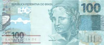Brazil - 100  Reais (#257f_UNC)