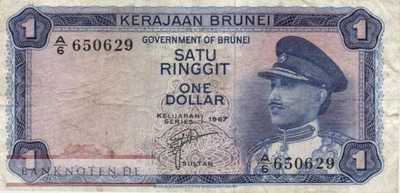 Brunei - 1  Ringgit (#001a_F)