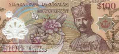 Brunei - 100  Ringgit (#029a_UNC)