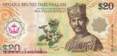 Brunei - 20  Ringgit - polymer (#034a_UNC)