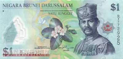 Brunei - 1  Ringgit (#035a_UNC)