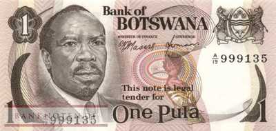 Botswana - 1  Pula (#001a_UNC)