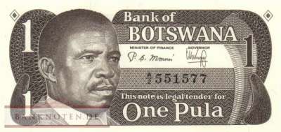 Botswana - 1  Pula (#006a_UNC)