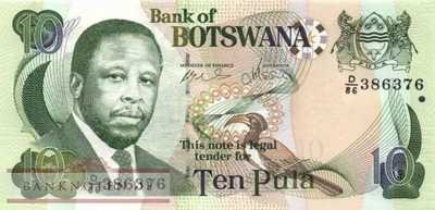 Botswana - 10  Pula (#024a_UNC)