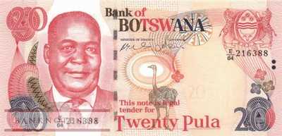 Botswana - 20  Pula (#027a_UNC)