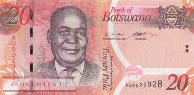 Botswana - 20  Pula (#031i_UNC)