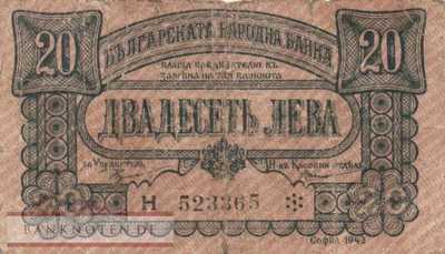 Bulgaria - 20  Leva (#063a_VG)