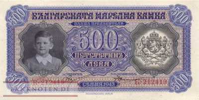 Bulgarien - 500  Leva (#066a_UNC)