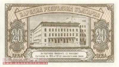 Bulgaria - 20 Leva (#079_UNC)