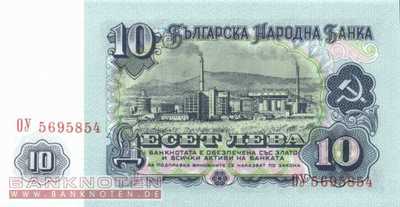 Bulgarien - 10  Leva (#096b_UNC)