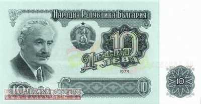 Bulgaria - 10  Leva (#096b_UNC)