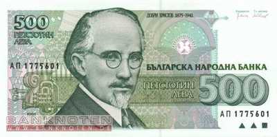 Bulgaria - 500  Leva (#104a_UNC)