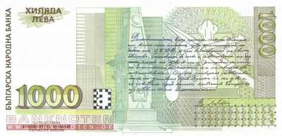 Bulgarien - 1.000  Leva (#105_UNC)