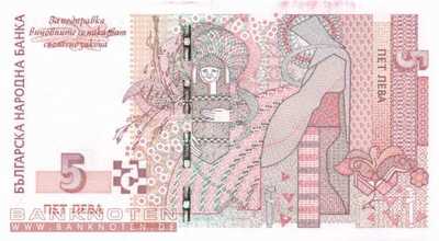Bulgarien - 5  Leva (#116b_UNC)