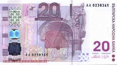 Bulgaria - 20  Leva (#121_UNC)