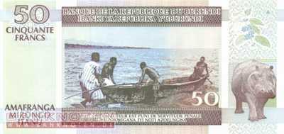 Burundi - 50  Francs (#036b_UNC)