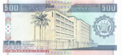 Burundi - 500 Francs (#038d_UNC)