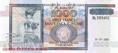Burundi - 1.000 Francs (#039c_UNC)