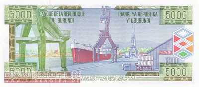 Burundi - 5.000  Francs (#042a_UNC)