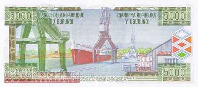 Burundi - 5.000  Francs (#042b_UNC)