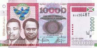 Burundi - 10.000  Francs (#043a_UNC)