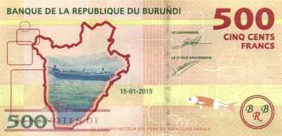 Burundi - 500  Francs (#050a_UNC)