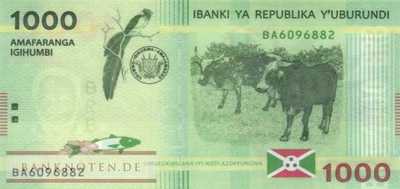 Burundi - 1.000  Francs (#051a_UNC)