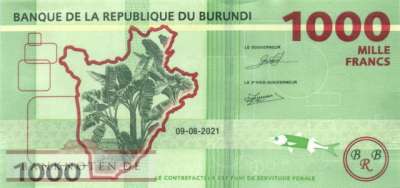 Burundi - 1.000  Francs (#051b_UNC)