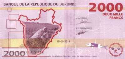 Burundi - 2.000  Francs (#052a_UNC)