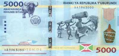 Burundi - 5.000  Francs (#053a_UNC)