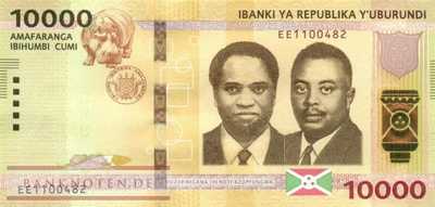 Burundi - 10.000  Francs (#054b_UNC)