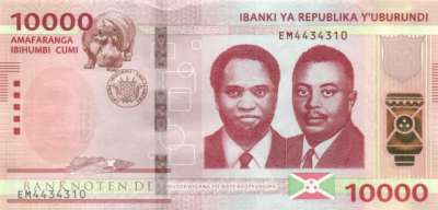 Burundi - 10.000  Francs (#059a_UNC)
