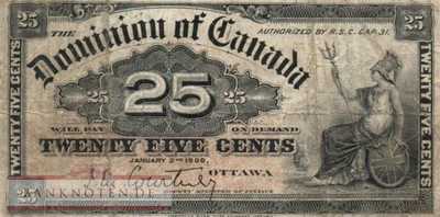 Canada - 25  Cents (#009a_F)