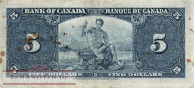Kanada - 5  Dollars (#060c_F)