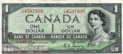 Canada - 1  Dollars (#066a_VF)