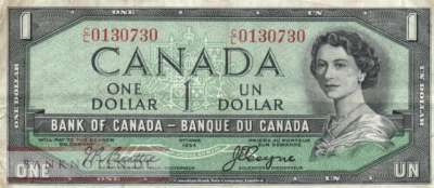 Canada - 1  Dollar (#074a_F)