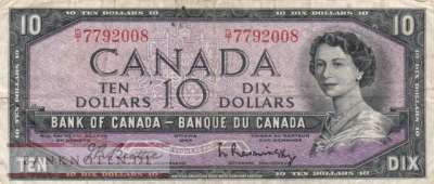 Canada - 10  Dollars (#079b_F)