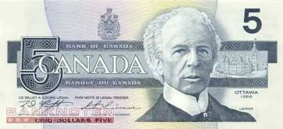 Kanada - 5  Dollars (#095d_UNC)