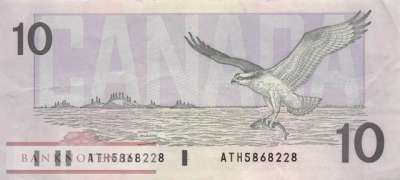 Kanada - 10  Dollars (#096a_VF)