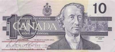 Kanada - 10  Dollars (#096b_VF)