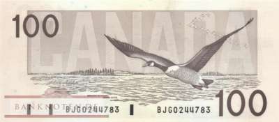 Canada - 100  Dollars (#099a_UNC)