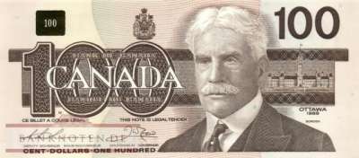 Canada - 100  Dollars (#099a_UNC)