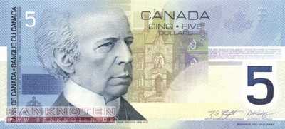 Kanada - 5  Dollars (#101a_UNC)