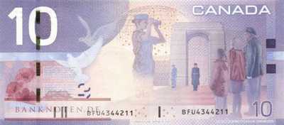 Kanada - 10  Dollars (#102Ae_UNC)