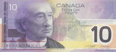 Kanada - 10  Dollars (#102c_UNC)