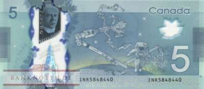 Canada - 5  Dollars (#106e_UNC)