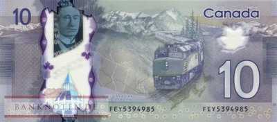 Canada - 10  Dollars (#107a_UNC)